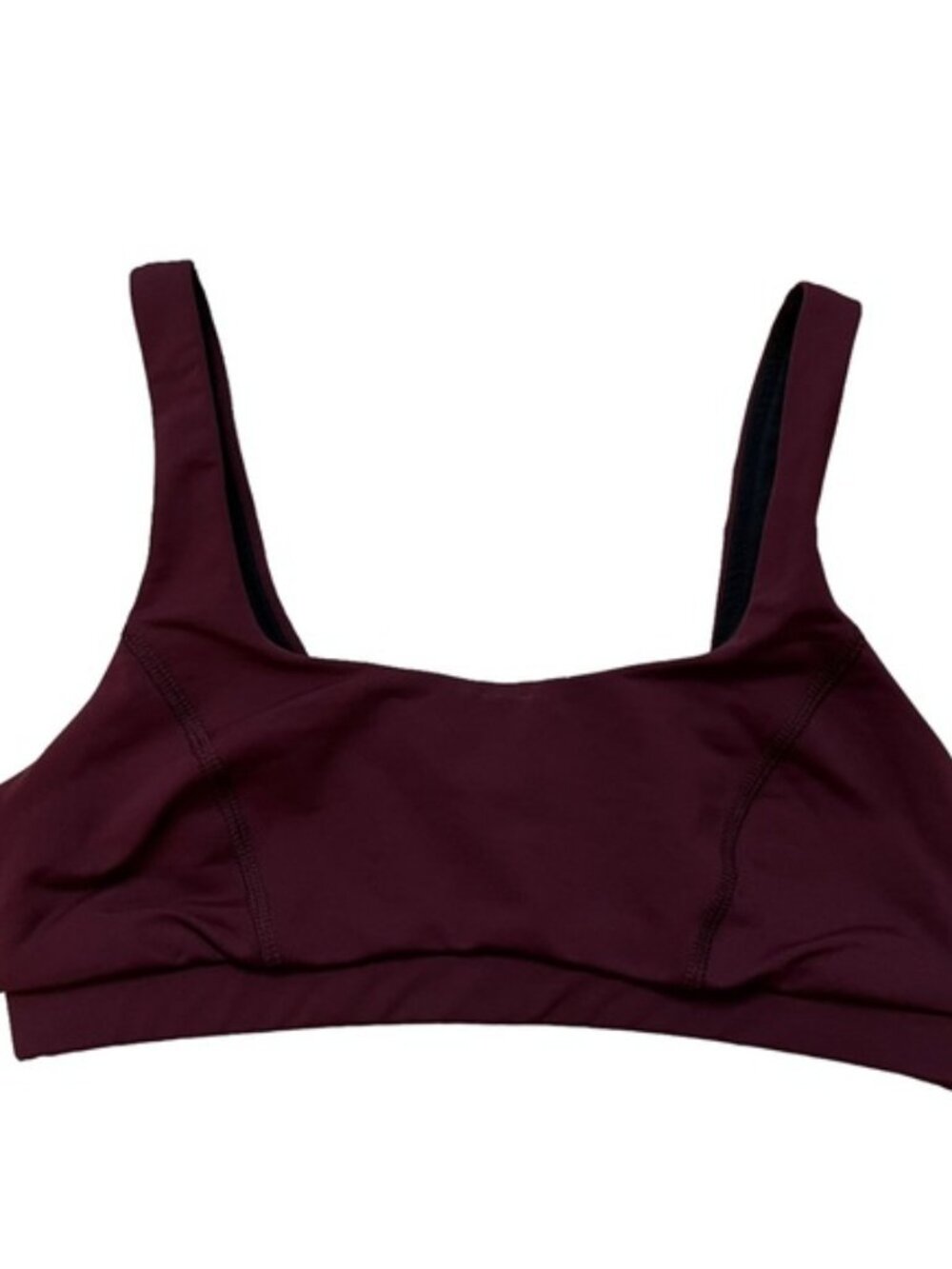 MICHI Sports Bra Maroon Dark Red Size XS